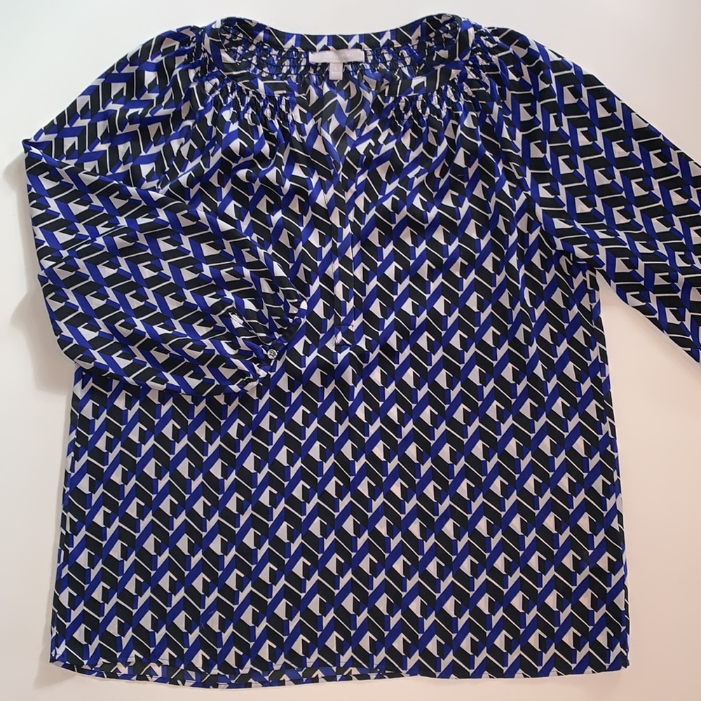Banana Republic Geometric Print Blouse